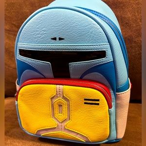 NWT Loungefly  NYCC Exclusive Mini Backpack—Star Wars Droids Boba Fett